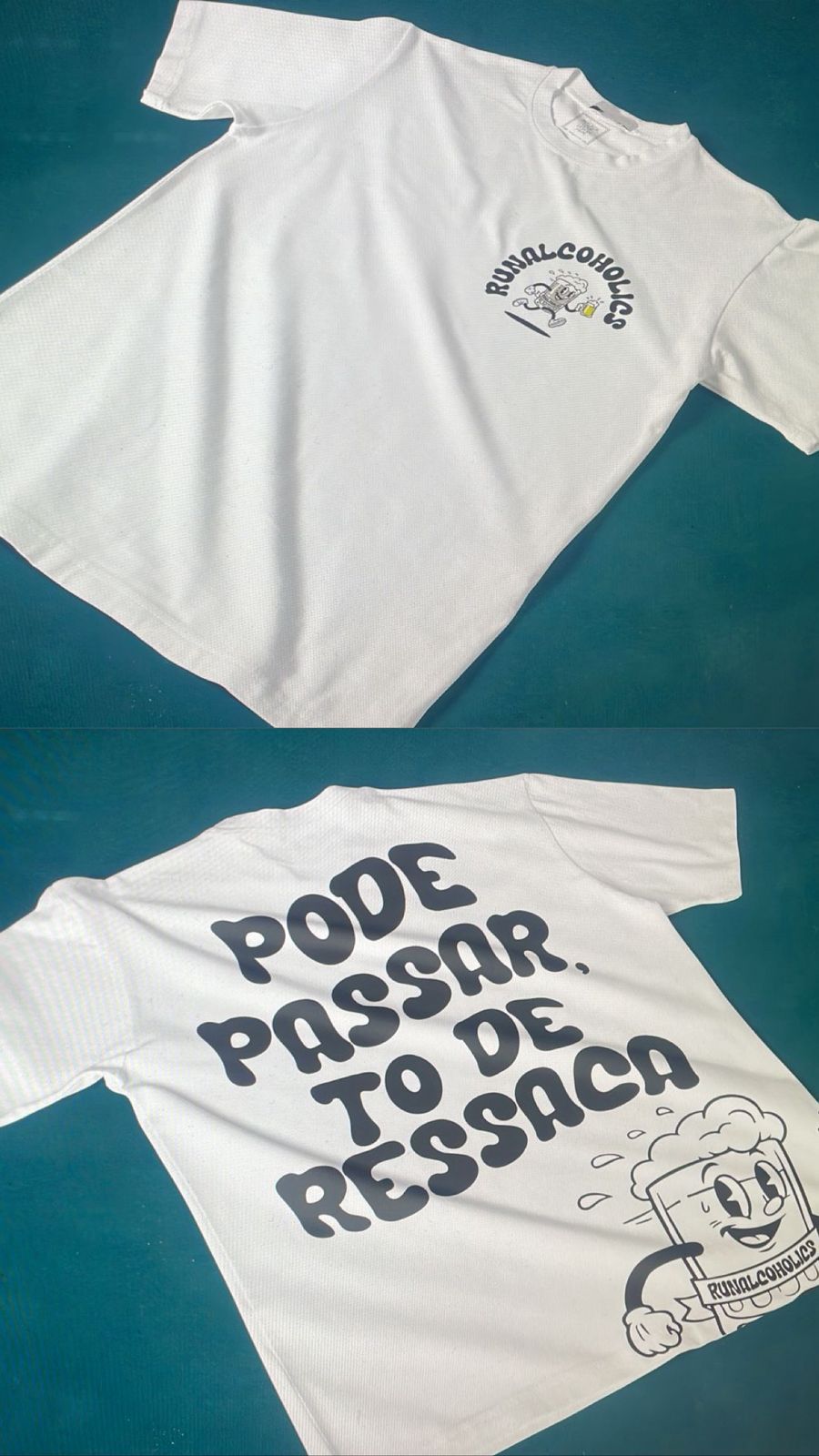 Camiseta Branca Runalcoholic